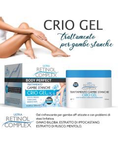 Ultra retinol complex crio gel trattamento gambe stanche 250ml