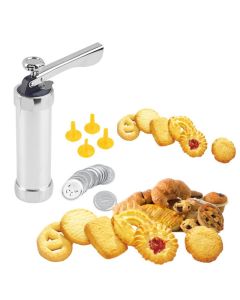 Pressa per Biscotti Macchina per Biscotti da Forno Pistola per Decorazione di Biscotti in Acciaio Inossidabile