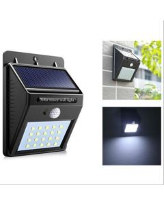 Lampada da parete con sensore di movimento solare da esterno a 20 LED