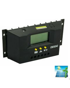 Controller Regolatore Di Carica Pannelli Solari 12V/24V 30A Automatico Pannello