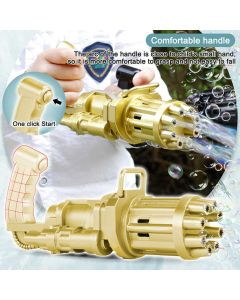 Pistola spara bolle di sapone giocattoli per bambini gadget per feste a batteria