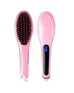 Ricondizionato-Spazzola elettrica HQT-906 ionica lcd snoda liscia capelli piastra temperatura ceramica
