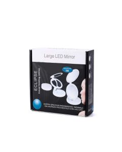 My Flexible Mirror Specchio per il trucco rotante e pieghevole con ingrandimento 10X e luce a LED