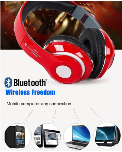 Cuffia wireless stereo stn-13 mp3 headset musica headphones colorate