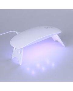 Set 2 Pezzi SunUv Sun Mini 6w Uv Lampade Led Per Gel Unghie 2 Timer Preimpostati 