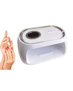 Lampada led uv per unghie sensore 48w fornetto display timer manicure te-b0349