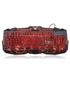 Tastiera Gaming M100 3 Colori Luminosi QWERTY US Layout Tastiera Computer Gamer