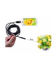 Telecamera endoscopica ispezione 6 led cavo flessibile micro usb 10 m