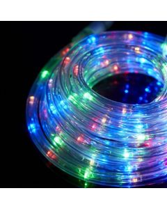 Tubo luminoso led luci di natale impermeabile esterno multicolor rgb 10 20 metri