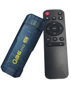 Tv stick 4k ultra hd con telecomando lettore multimediale 16gb+256gb androidtv