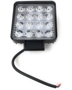 Luce da lavoro cerchio per auto 53 MM 48W 9v-36V 16 LED per Moto Barche Fuoristrada 4x4 Camion SUV