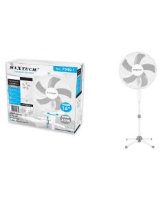Ventilatore A Piantana 130cm 3 Velocità 45 W 16" Funzione Di Oscillazione Fs40-1