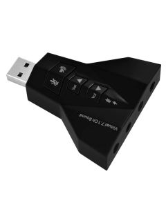 PD560 USB 2.0 3D Virtual External 7.1 Channel Audio Sound Card per PC Portatile