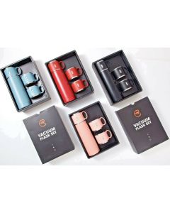 Thermos da 500 ml con tazze in acciaio inox con tazza per caffè acqua bevande calde e fredde
