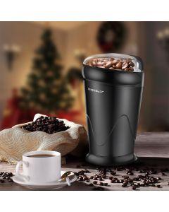 Aigostar Breath 30KYI Macina Caffè Elettrico Per Erbe Semi Noci Lame in Acciaio Inossidabile 150W
