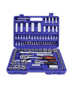 Pratico Set Di Strumenti Per Chiavi Da 108 Pezzi Kit Di Utensili Manuali Per Pacchetto Di Strumenti Misti Di Riparazione Automatica Con Custodia Per Attrezzi In Plastica