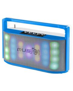 Altoparlante Speaker Portatile WS-1808 con Radio FM Led Colorati USB