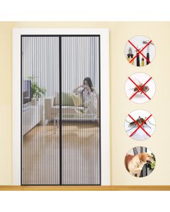 Zanzariera Magnetica Porta Finestra 140 * 240cm Resistente Traspirante Tenda Zanzariere a Calamita Elegante Zanzariera Porta per Casa Ufficio