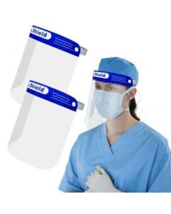 Face shield visiera parafiato protettiva per il viso pack 10 pz