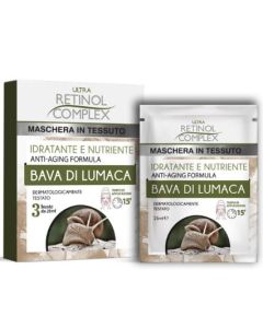 Confezione Maschera in Tessuto Bava di Lumaca - 3 Buste da 25 ml