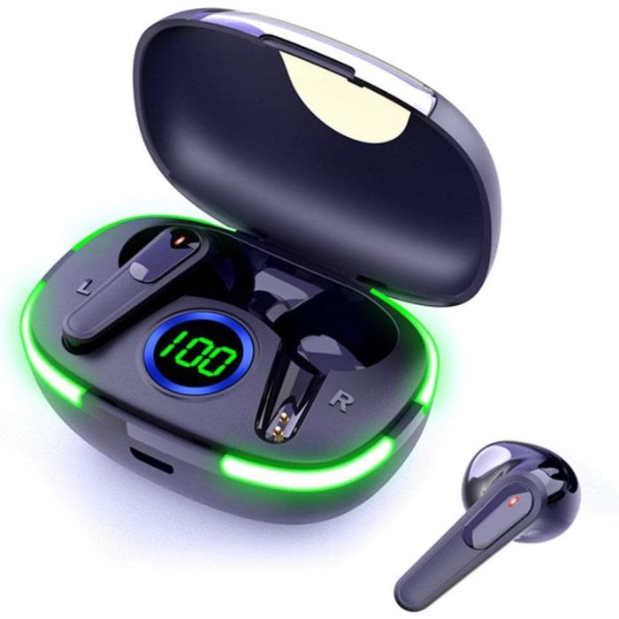 Cuffie Bluetooth, 2024 Auricolari Bluetooth 5.3 Driver Dinamico HiFi Stereo, 4 E - Foto 8