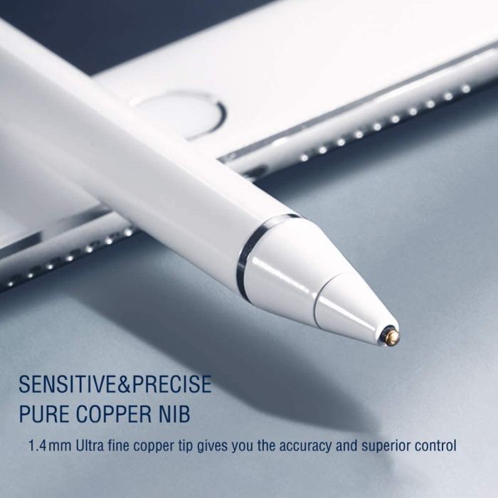 Penna Stilo 2-in-1 Universale Per Touchscreen - Punta Morbida Capacitiva E Punta Dura Resistiva, Compatibile IOS E Android