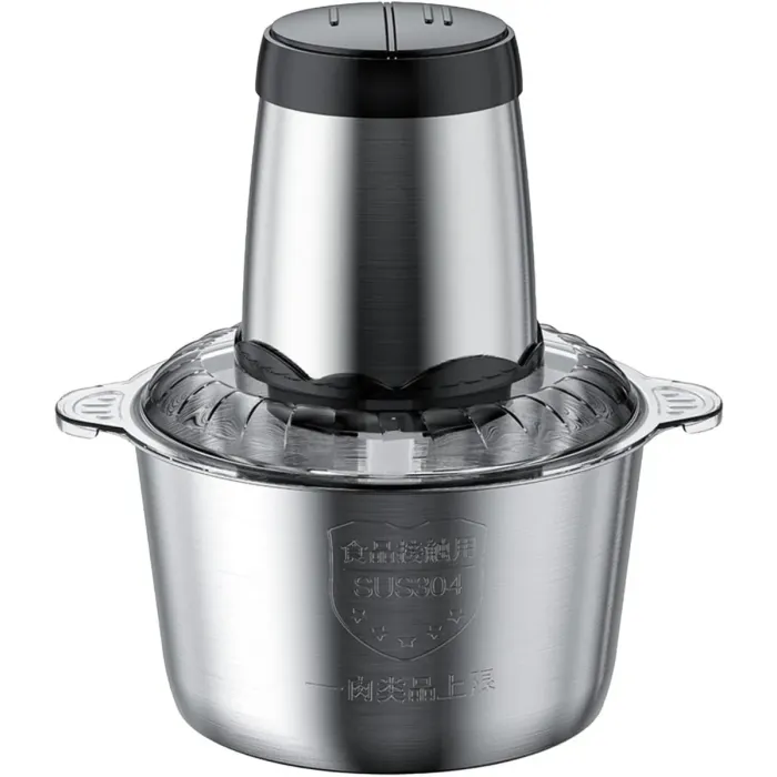 Tritatutto Elettrico da Cucina 3L con Ciotola Staccabile, Motore Potente e Velocità Regolabili, Ideale per Verdure, Cipolle, Frutta e Noci