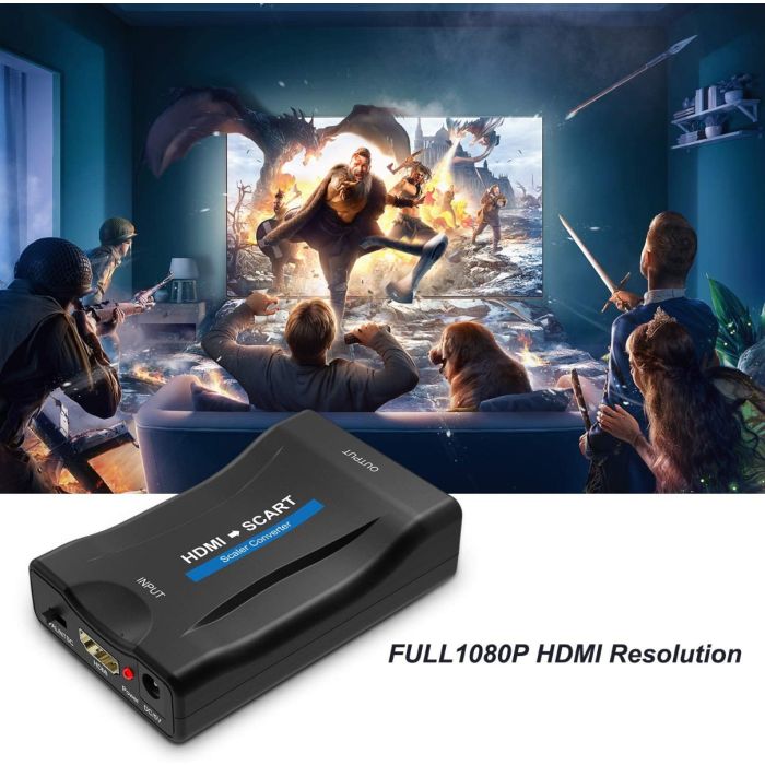 Convertitore Da HDMI A AV (RCA) - Adattatore Video Digitale Per TV, Monitor, Proiettore, Compatibile Con Xbox E Altri