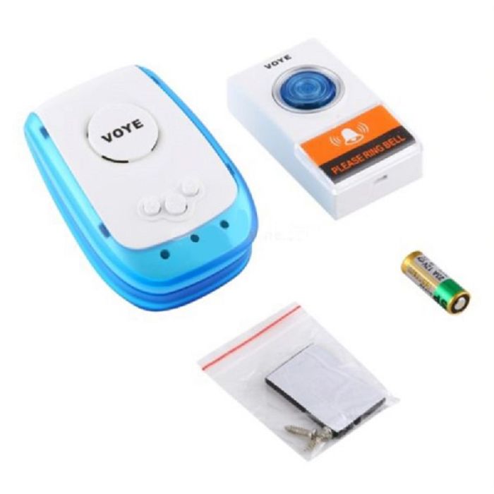 Campanello Wireless JIGATONEDA - 38 Melodie, 110 DB, Portata 150m, Con LED E Modalit&agrave; Silenziosa