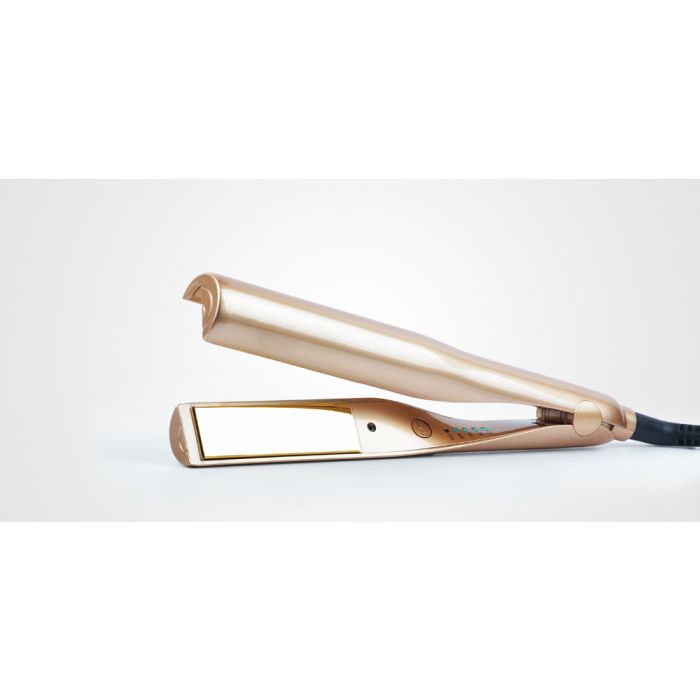 SONAR SN-8100 PIASTRA CAPELLI PROFESSIONALE A VAPORE IN CERAMICA TEMPERATURA DA 120°C/200°C DISPLAY LED– IDEA REGALO - Foto 2