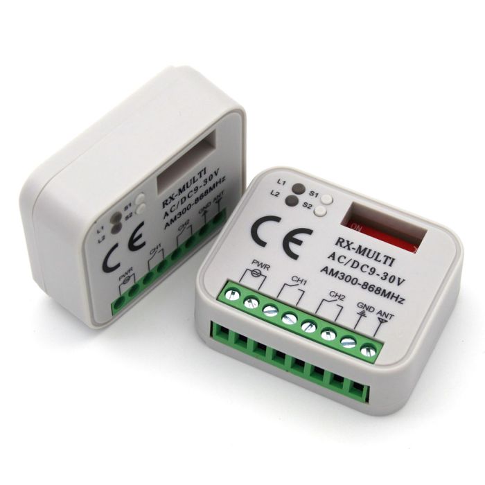 Ricevitore Rx Multi Universale Compatibile Con APRIMATIC Sommer Hormann Marantec Berner Liftmaster Seip 2 Canali Ricevente Radio
