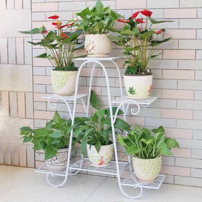 JonesHouseDeco Fioriera da giardino in etallo pesante grande arrone