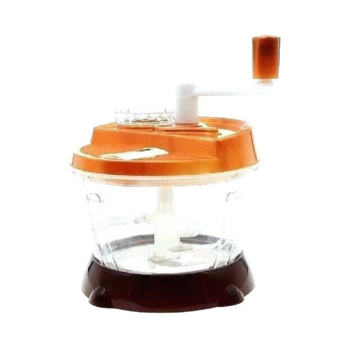 Tritatutto Manuale Per Cipolle E Carne, In ABS Con Lame In Acciaio 420, Compatto 10,7x9 Cm, Con Spazzola Per Pulizia, Rosso