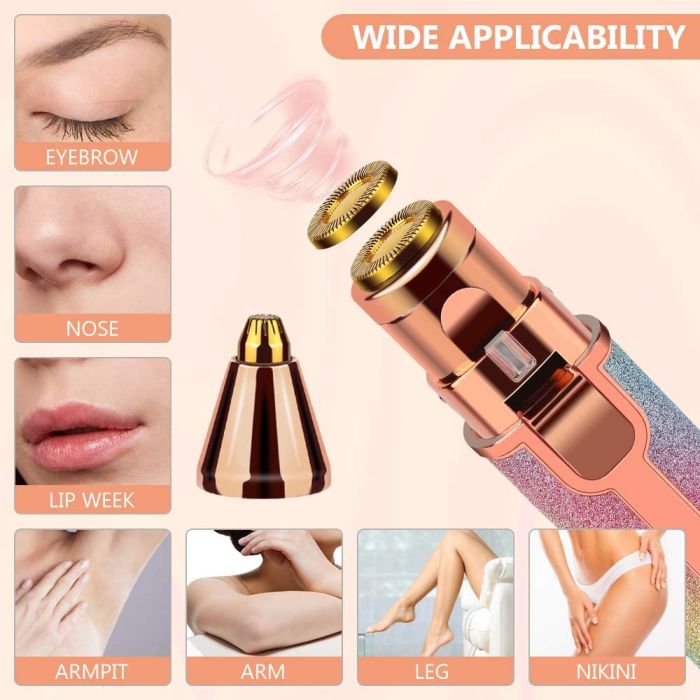 CHRONUS - Epilatore, Epilatore Per Donne Ricaricabile, Epilatore Viso - Foto 10