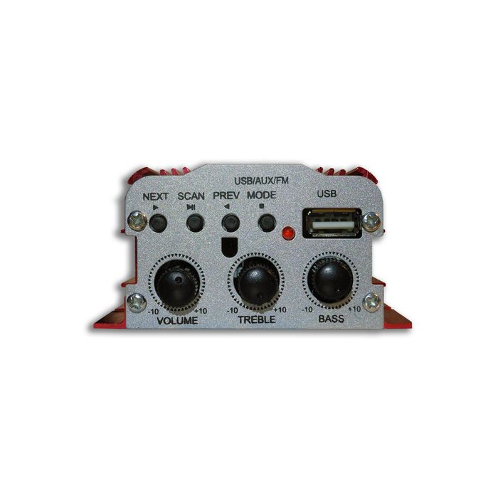 tempo di saldi stereo versterker 500w 2-kanaals met afstandsbediening 12v mp3 usb audio luidspreker