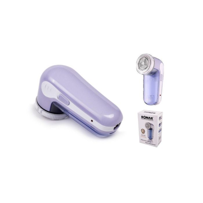 SUPER LINT Rasoio Elettrico Per Pelucchi – Rimuove Palle E Peli Da Tessuti, Tende E Abiti (Blu E Argento)