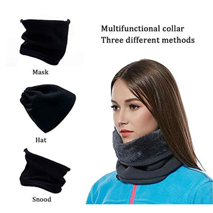 Nike - Therma-Fit - Scaldacollo Nero In Pile