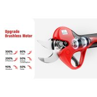 Kit Potatura A Batteria - Motosega 6", Forbici, Asta Telescopica 220cm, 2 Batterie 36V