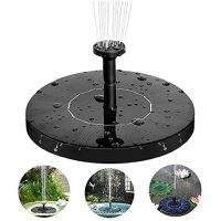 Fontana Solare Con Luci LED AMZtime 5,5W - Per Giardino, Stagno, Con 7 Ugelli E Batteria - Foto 13