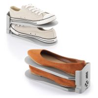 Porta Scarpe Regolabile 20 Pezzi - Organizzatore Salvaspazio Per Armadio, Nero - Foto 5