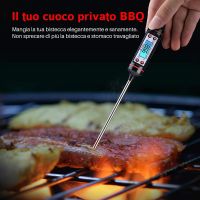 Termometro Digitale Da Cucina | Lettura Istantanea Per Carne, BBQ, Liquidi E Forno | Ago Pieghevole In Acciaio Inox - Foto 8