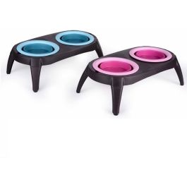 2 Ciotole Pieghevoli Per Cani In Silicone - Impermeabili, Portatili, Per Cibo E Acqua - Ideali Per Viaggi E Campeggio (Rosa E Blu) - Foto 8