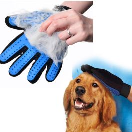 Guanto Per Lavare Cane Guanti Da Toelettatura COMFPET Per Cani E Gatti | In Silicone Alimentare | Per Rimuovere Peli E Massaggio | Grigio Guanti Per Bagno Animali - Foto 4