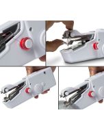 Mini Macchina Da Cucire Macchina Per Cucire a Mano Portatile Strumento Di Cucitura Rapida Per Tessuti Di Abbigliamento 