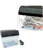 Tritadocumenti Elettrico Portatile con Porta USB Mini Tritadocumenti